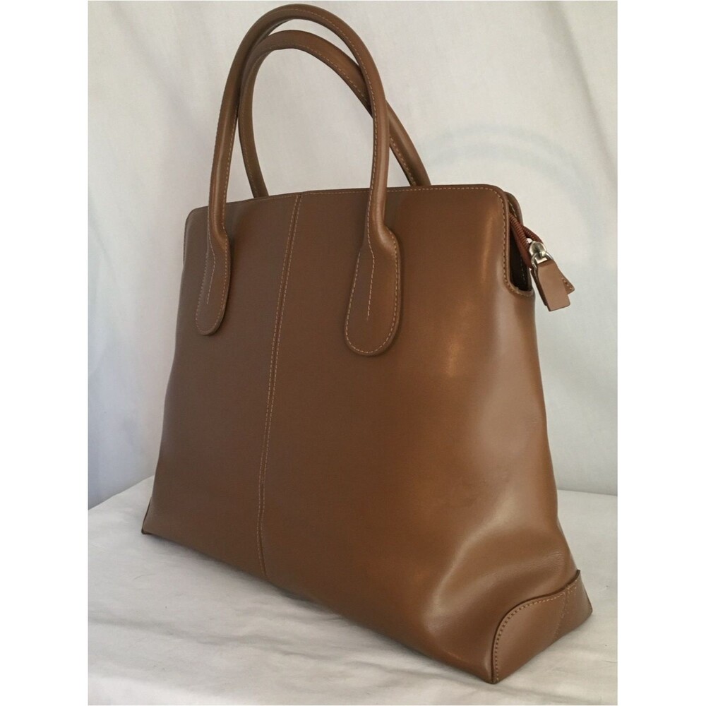 Gianni Chiarini Firenze Giuditta EUC Italian Made Tan Cognac Leather Tote